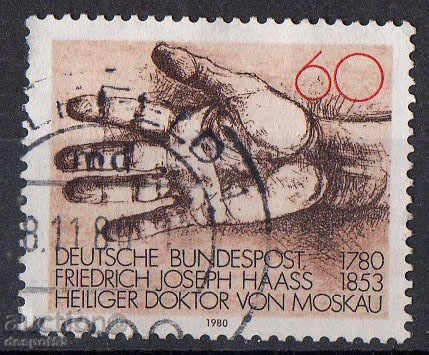 1980. Germany. Friedrich Joseph Haas - physician and philosopher.
