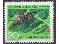 1969. ГФР. 350 г. от преноса на солена вода от БадРайхенхал