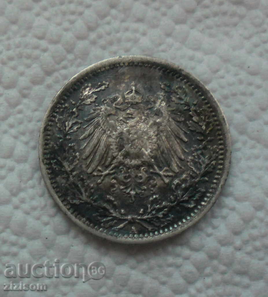 1/2 MARK 1916 - letter "A" 1916 GERMANY with price 29.99 BGN | € 15.33 1/2 MARK 1916 - letter "A" 1916 GERMANY with price 29.99 BGN | € 15.33