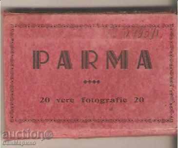 Картичка  Италия  Парма Албумче мини 1939 г.