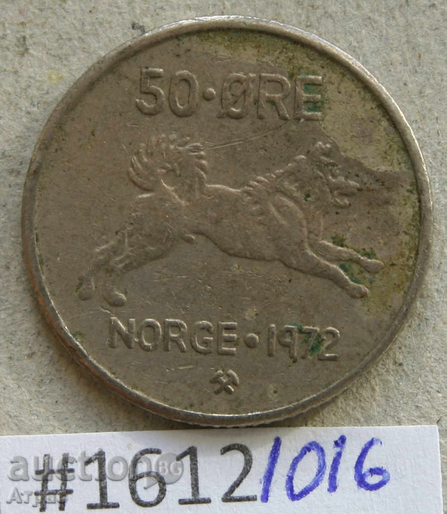 50 оре 1972 Норвегия