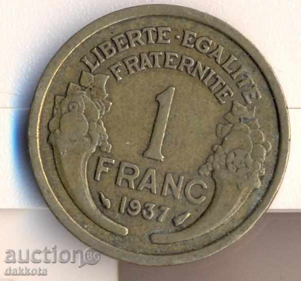 Franța 1 franc 1937