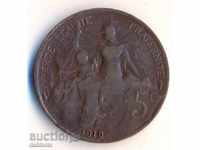 Γαλλία 5 centimes 1912