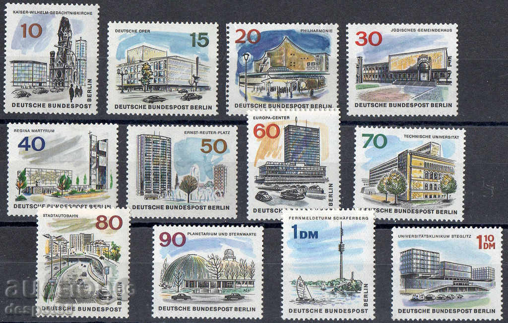 1965-66. Berlin. Buildings in the new Berlin.
