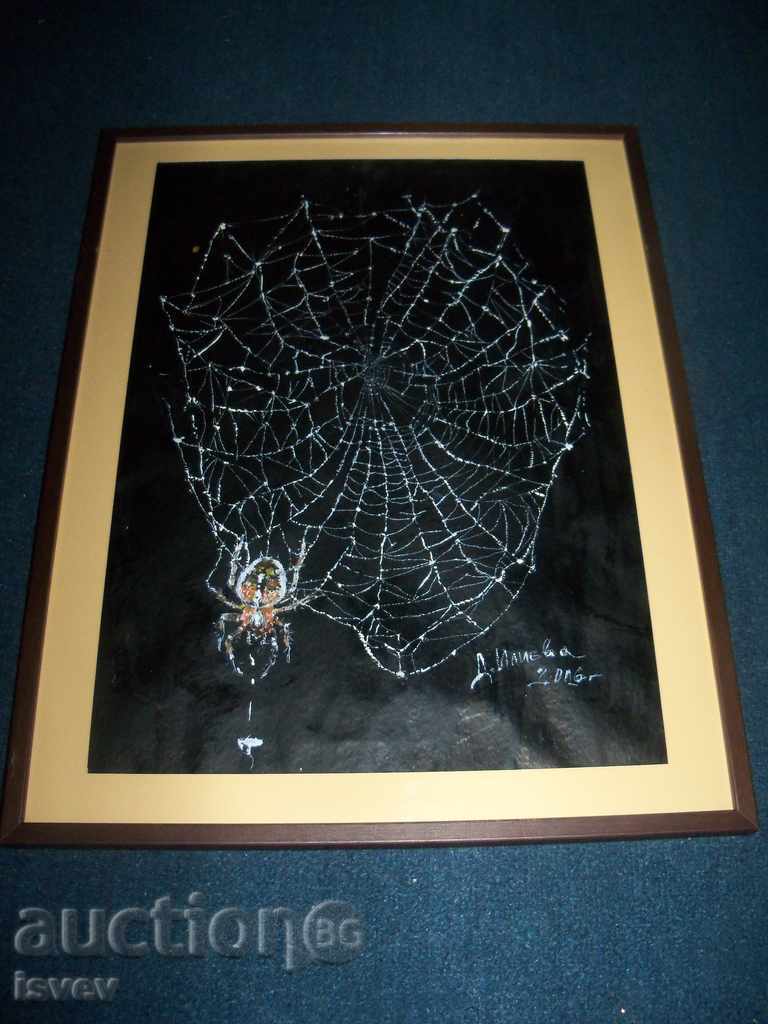 Auction "Spiderweb" great graphics by the artist Desislava Ilieva Auction "Spiderweb" great graphics by the artist Desislava Ilieva