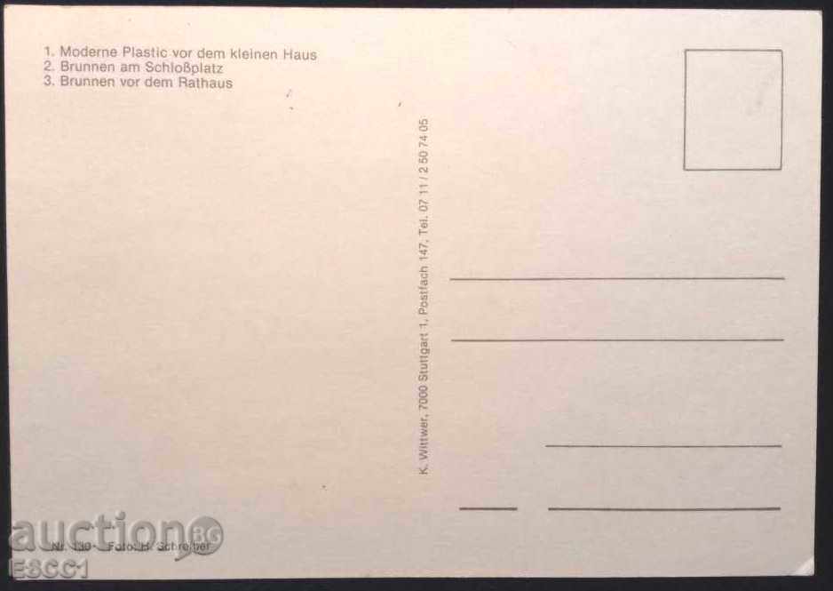 Postcard Stuttgart Views 1979 from Germany with price 1.50 BGN | € 0.77 Postcard Stuttgart Views 1979 from Germany with price 1.50 BGN | € 0.77