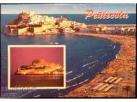 Ταξίδεψε καρτ ποστάλ Πενισκόλα Θέα από την Ισπανία