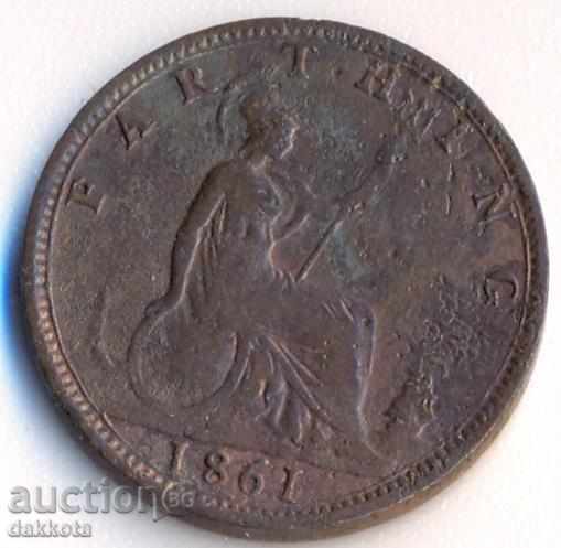 Ηνωμένο Βασίλειο αποβάλουν Queen Victoria 1861 με τιμή 2.85 BGN | € 1.46