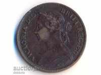 Великобритания фартинг на кралица Виктория 1894 година