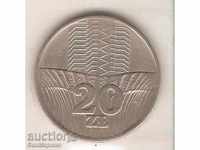 + Poland 20 zloty 1973
