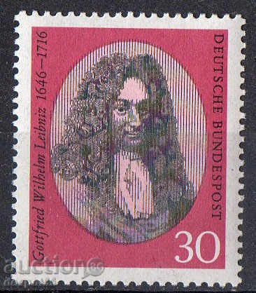 1966. FGD. Gottfried Wilhelm von Leibniz (1646-1716), philosopher.