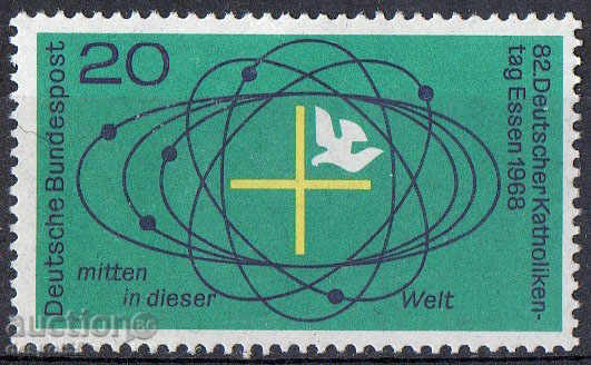 1968. ГФР. Празник на немските католици в Есен.