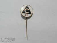 Old emaily sporting football badge Slavia 1913