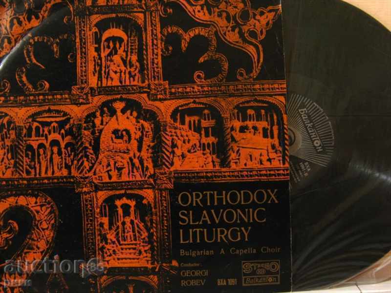 BXA 1091 Ortodox slavonă Liturghie
