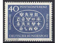 1963. FGR. 100, Prima Conferință Internațională poștal.