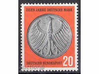 1958. ГФР. 10 г. германска марка.