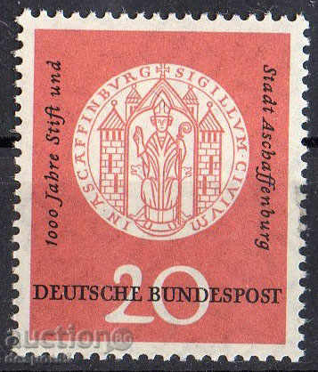 1957. FGD. 1000 years old city of Aschaffenburg.