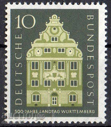 1957. FGR. 5 secole de Parlament Württemberg.