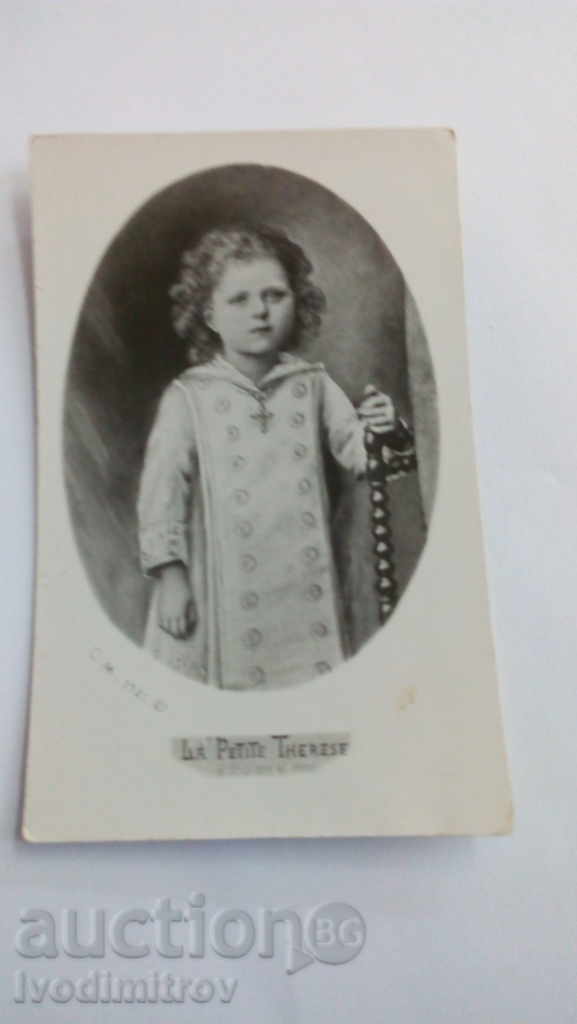 Carte poștală La Petite Therese de 3 ans