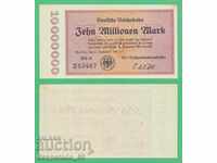 (¯`'•.¸ГЕРМАНИЯ (D.Reichsbahn) 10 милиона марки 1923
