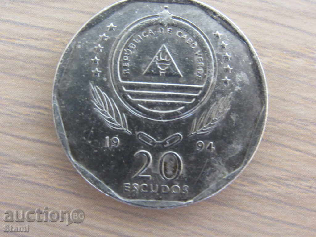 20 Escudos-1994 година, Кабо Верде, 115 L