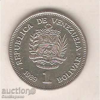+ Venezuela 1 Bolivar 1989