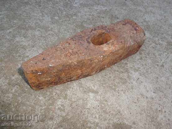 Голям стар каменарски чук, брадва топор млат, токмак лом - 5 Голям стар каменарски чук, брадва топор млат, токмак лом - 5