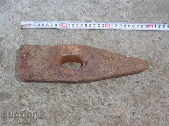 Голям стар каменарски чук, брадва топор млат, токмак лом - 6 Голям стар каменарски чук, брадва топор млат, токмак лом - 6