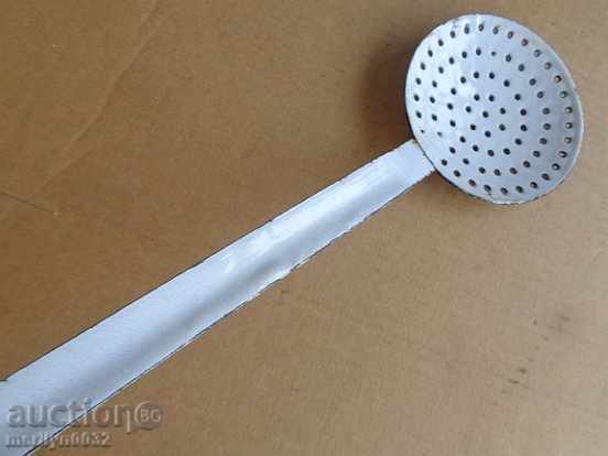 Old enamel spoon with enamel, lamb early lamb, Bulgaria with price 23.00 BGN | € 11.76 Old enamel spoon with enamel, lamb early lamb, Bulgaria with price 23.00 BGN | € 11.76