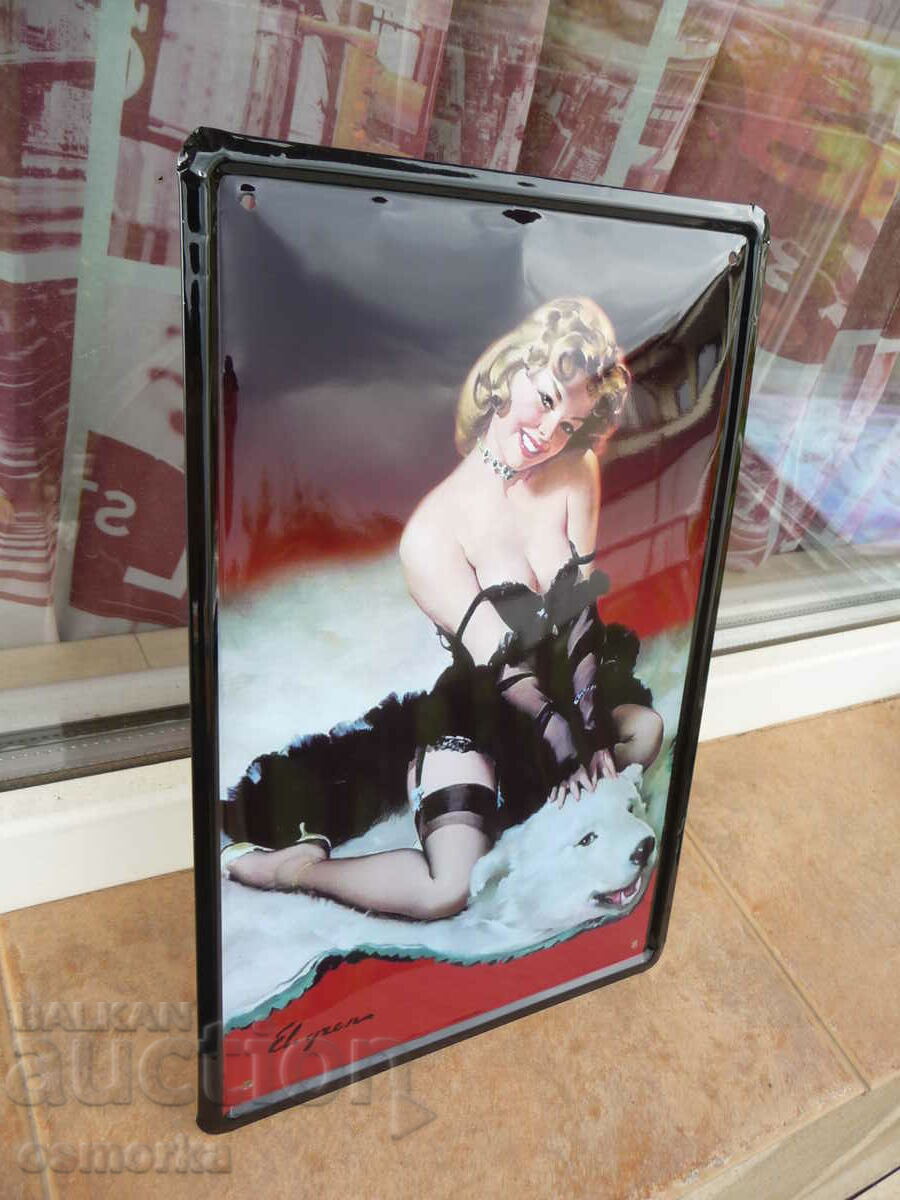 Metal Plaque Film Marilyn Monroe Leather White Bear erotic with price 18.00 BGN | € 9.20 Metal Plaque Film Marilyn Monroe Leather White Bear erotic with price 18.00 BGN | € 9.20