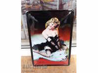 Metal Plaque Film Marilyn Monroe Leather White Bear erotic