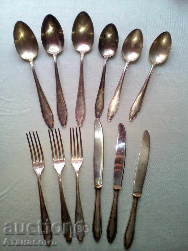 furculițe din argint linguri cuțite