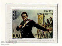 1975. Italia. Memoria de Salvo D'acquisto (1920-1943).