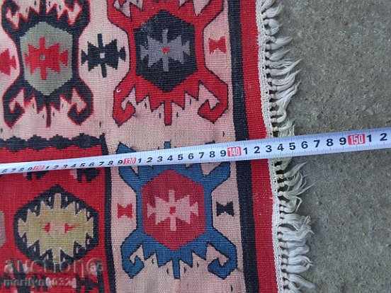 Auction Old hand-woven chipboard carpet, rug, trail, shades Auction Old hand-woven chipboard carpet, rug, trail, shades