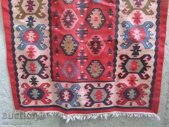 Old hand-woven chipboard carpet, rug, trail, shades - 6 Old hand-woven chipboard carpet, rug, trail, shades - 6