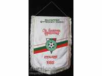 FOOTBALL-FOOTBALL FLAG-BY BULGARIAN FOOTBALL-ITALY -1988