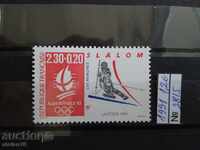 Franța serie de brand Mic. №2815 1991. slalom sport