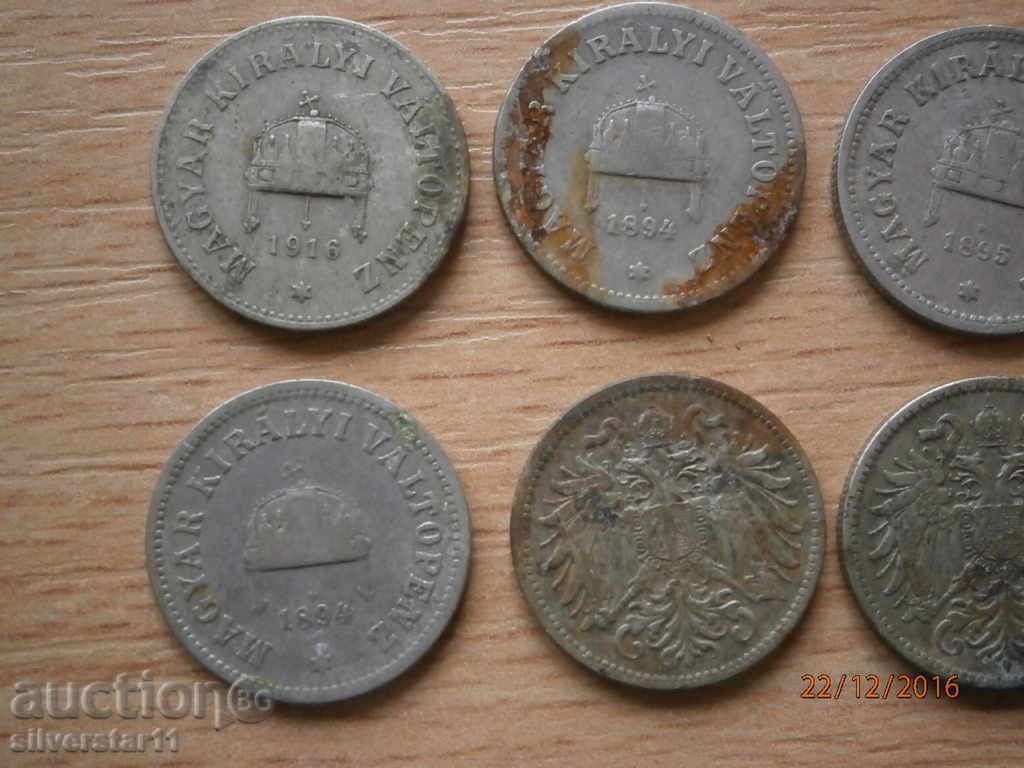 10 ФИЛЕР 10 ХЕЛЕР 1894 1895 ЛОТ 1909 1915 1916 - 5 10 ФИЛЕР 10 ХЕЛЕР 1894 1895 ЛОТ 1909 1915 1916 - 5