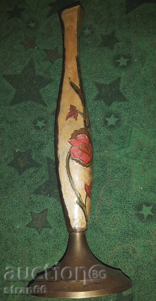 Auction  Unique Ancient Brass - Vase, Libra and Bombbonier