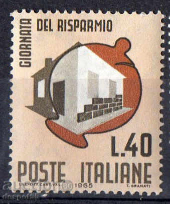 1965 Italia. Ziua de economii.