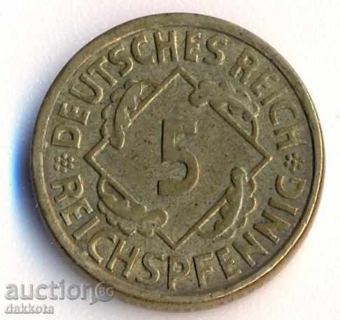 Γερμανία 5 reyhspfeniga 1925a