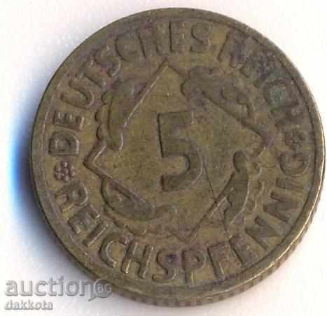 Γερμανία 5 reyhspfeniga 1925e