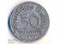 Γερμανία 50 pfeniga 1922a