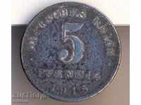Γερμανία 5 pfennigs 1918a, σίδερο