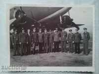 Стара снимка  Генерали ВВС Генерал самолет Втората световна
