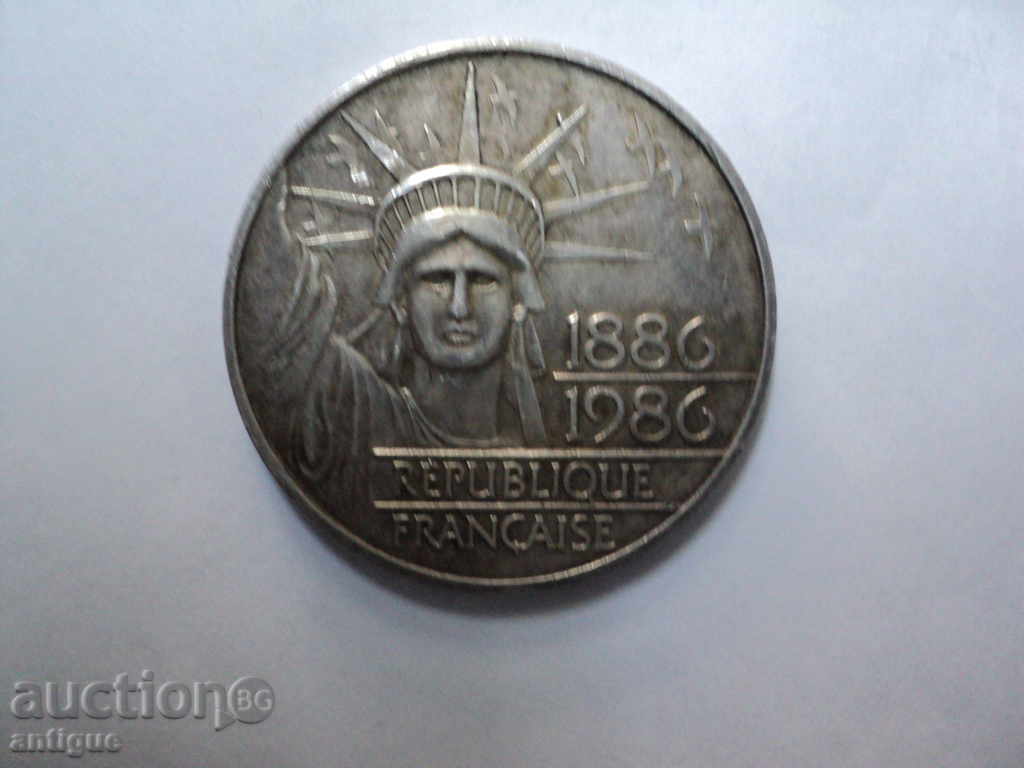 Аукцион 100 ФРАНКА 1986г ФРАНЦИЯ. Аукцион 100 ФРАНКА 1986г ФРАНЦИЯ.