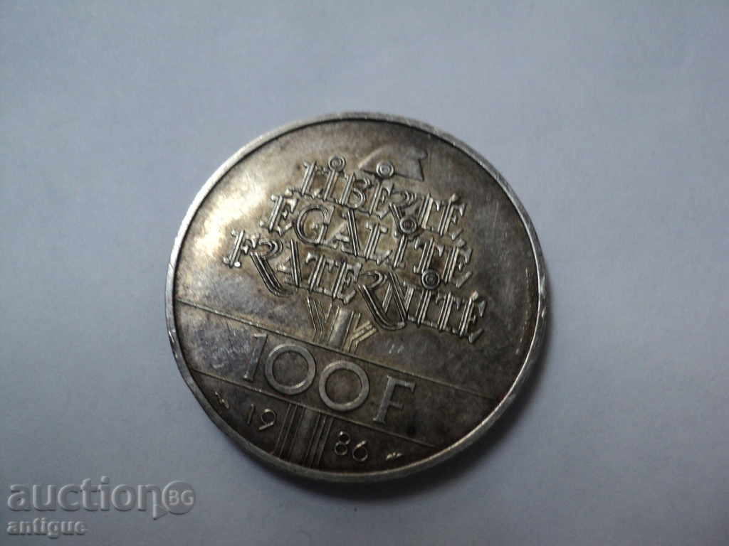 Доставка на 100 ФРАНКА 1986г ФРАНЦИЯ. Доставка на 100 ФРАНКА 1986г ФРАНЦИЯ.