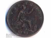 Великобритания фартинг на кралица Виктория 1885 година