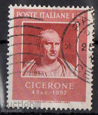 1957. Italia. Cicero (106 BC., 43), vorbitorul și filozofie.
