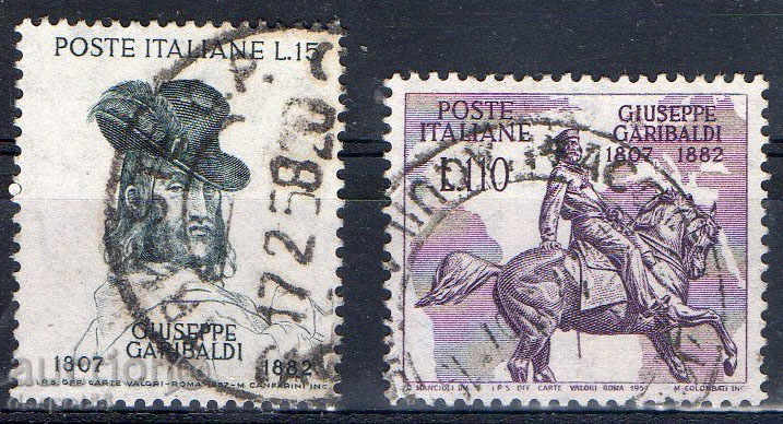 1957. Ιταλία. JK. Garibaldi (1807-1882), τα γενικά και πατριώτης.